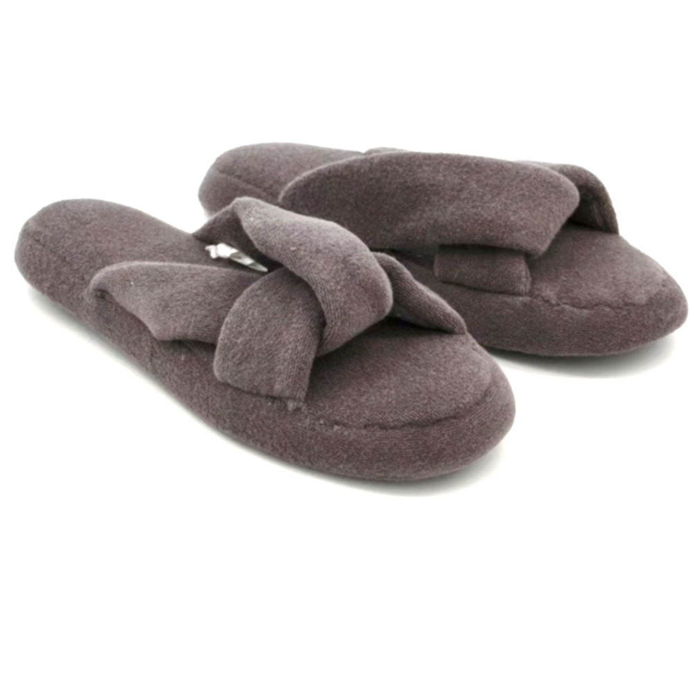 Jenni soft plush memory foam slippers, Size 9-10